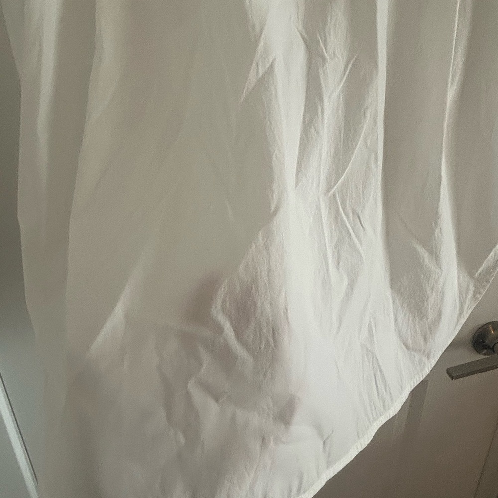 ATHLETA • Big Loose Fit White Long Sleeve  Shirt • MP - Picture 8 of 9